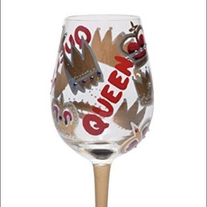 Lolita "Queen" Handpainted Wine Glass